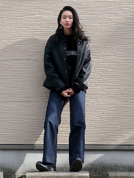 「アイテム（ジャケット/アウター）」を使った、Diamond Laylaさん（レディース・175cm）の夏コーディネート