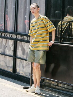 ハーフパンツ のメンズ人気ファッションコーディネート 地域 韓国 Wear