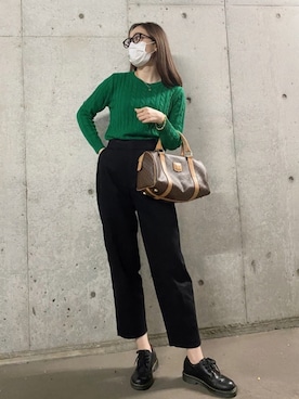 「VINTAGE（ヴィンテージ）のアイテム（ボストンバッグ）」を使った、ＬＩＰＩ  さん（レディース・165cm）の春コーディネート