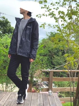 「コロンビア」｜「アイテム（マウンテンパーカー）」を使った、ambi_さん（メンズ・177cm）の秋コーディネート