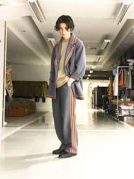 「ロングジャケット」｜unitedtokyo__ikeさん（メンズ・177cm）の夏コーディネート