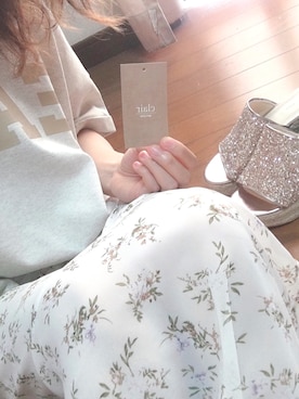 「apres jour（アプレジュール）のアイテム（サンダル）」を使った、yka770さん（レディース・160cm）の春コーディネート