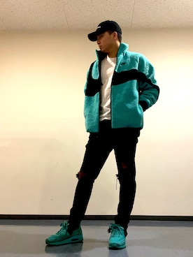 「AIR MAX」｜「アイテム（その他アウター）」を使った、YuuTa@おしゃればんちょー👑さん（メンズ・170cm）の春コーディネート