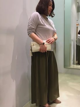 小川さんさん（レディース・163cm）の春コーディネート