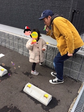 「ジャックパーセル」｜「アイテム（その他アウター）」を使った、hikoさん（メンズ・174cm）の冬コーディネート