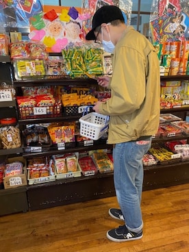 「コーデュロイキャップ」｜hikoさん（メンズ・174cm）の冬コーディネート