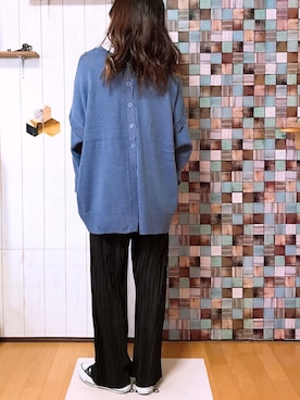「4WAYニット」｜yu٭riさん（レディース・155cm）の冬コーディネート
