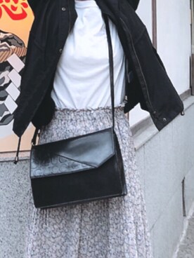 「axes femme（アクシーズファム）のアイテム（マウンテンパーカー）」を使った、かなだすさん（レディース・161cm）の春コーディネート