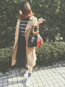 .Kさん（レディース・157cm）の春コーディネート