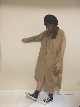「アイテム（シャツワンピース）」を使った、ゆうさん（レディース・156cm・20代）の夏コーディネート