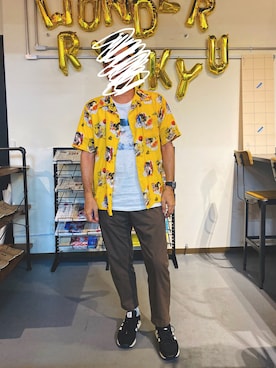 「FR2」｜「アイテム（腕時計）」を使った、ぎんすけさん（メンズ・165cm）の秋コーディネート