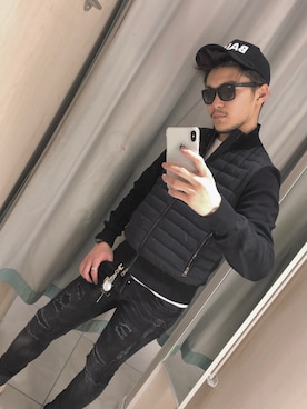 「外国人風」｜「アイテム（ジャケット/アウター）」を使った、harukiさん（メンズ・180cm）の夏コーディネート