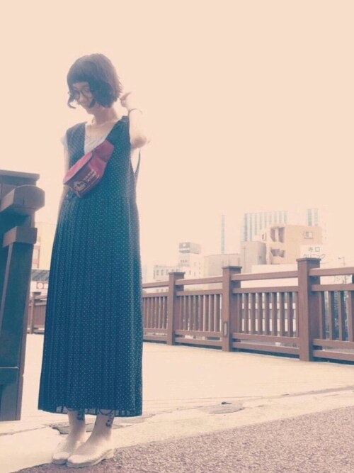 Yuni ドットプリーツワンピース Www Splashecopark Com Br