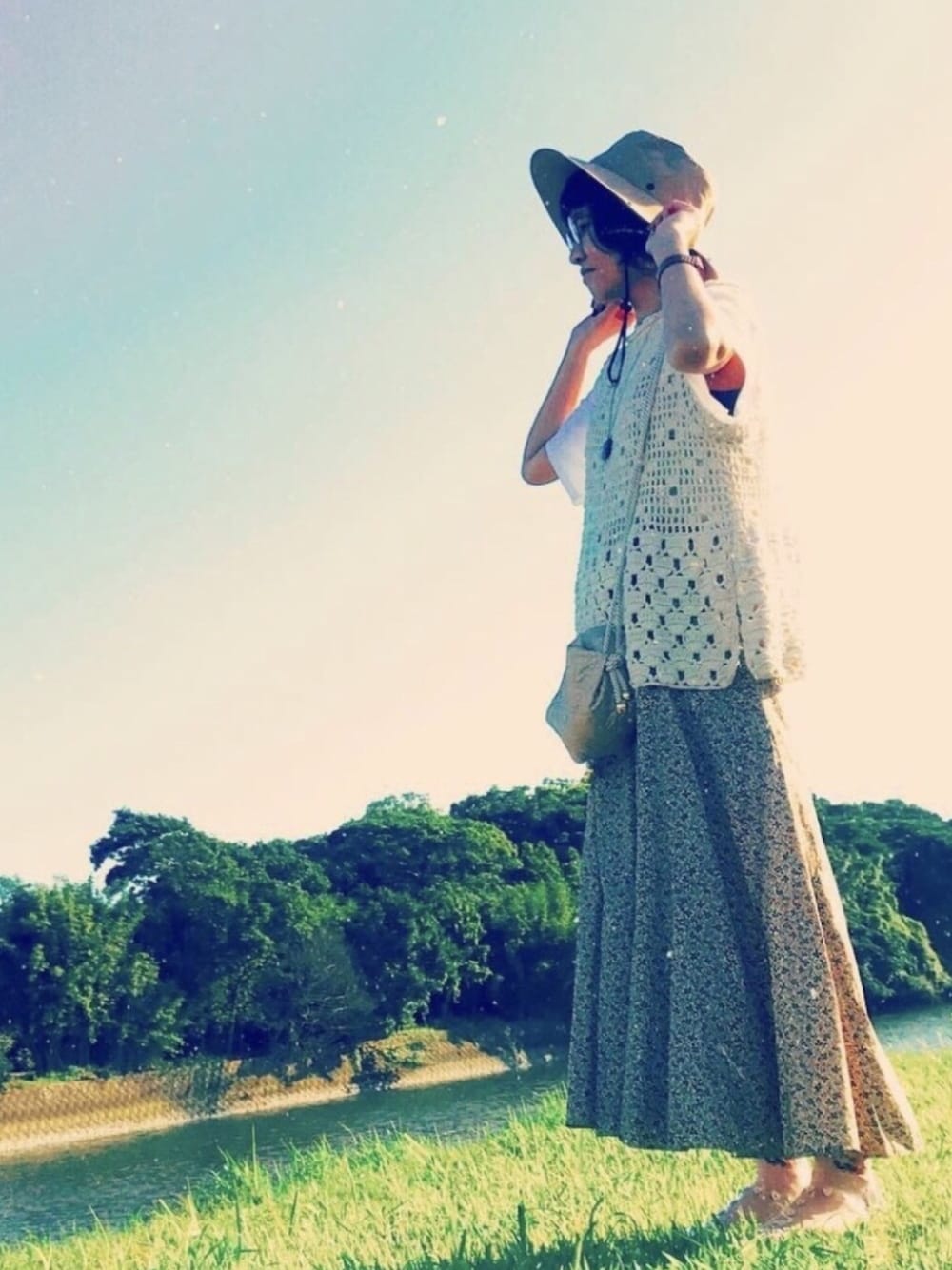 fig London ROSE マーメイドロングスカート 