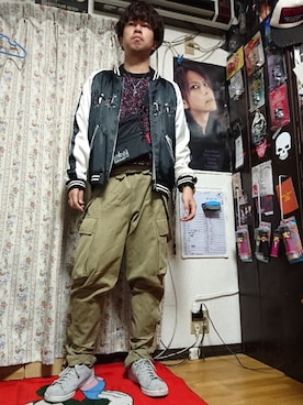 「サマーニット」｜「アイテム（ブルゾン）」を使った、Kyoheiさん（メンズ・170cm）の秋コーディネート