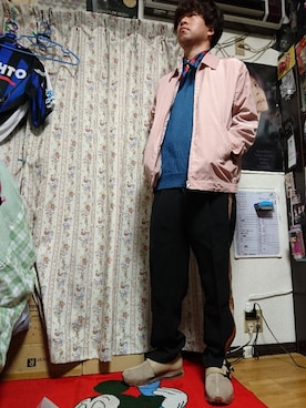 「ALLEGE（アレッジ）のアイテム（ジャケット/アウター）」を使った、Kyoheiさん（メンズ・170cm）の秋コーディネート