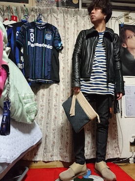「ダブルモンク」｜「アイテム（財布/小物）」を使った、Kyoheiさん（メンズ・170cm）の秋コーディネート