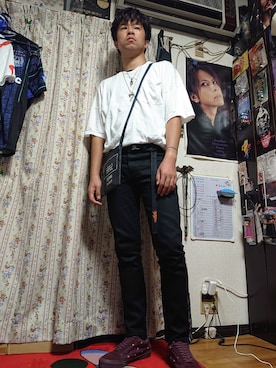 「STUDIO SEVEN（スタジオ セブン）のアイテム（パンツ）」を使った、Kyoheiさん（メンズ・170cm）の夏コーディネート