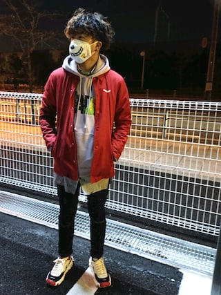 JohnUNDERCOVER 17ss slaveバックプリントコーチジャケット