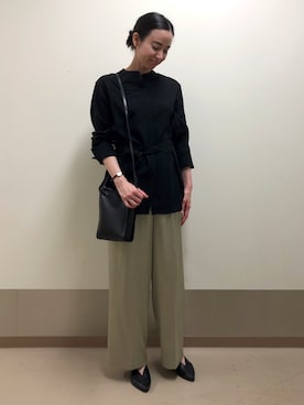 「YAHKI（ヤーキ）のアイテム」を使った、nano・universe セレオ八王子 Womensさん（レディース・160cm）の秋コーディネート