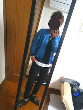 「GAP（ギャップ）のアイテム（ブルゾン）」を使った、ryuseiさん（メンズ・160cm）の春コーディネート
