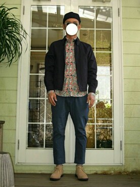 「URBAN RESEARCH（アーバンリサーチ）のアイテム（ブーツ）」を使った、カーリーさん（メンズ・174cm）の冬コーディネート