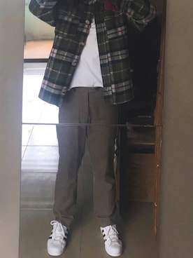 「MARANT ETOILE（マランエトワール）のアイテム（ジャケット/アウター）」を使った、Azureさん（メンズ・177cm）の冬コーディネート