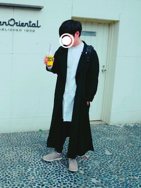 「マント」｜jojotownさん（メンズ・165cm）の春コーディネート