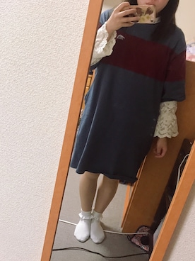 「179/WG（イチナナキュウダブルジー）のアイテム（ワンピース/ドレス）」を使った、ま  ど。さん（レディース・153cm）の春コーディネート