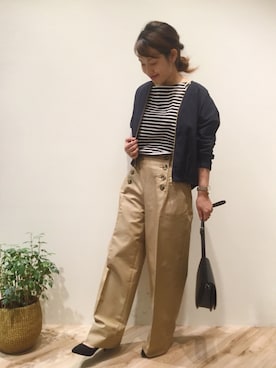 「ヤーキ」｜まつお(⍢)さん（レディース・158cm）の秋コーディネート