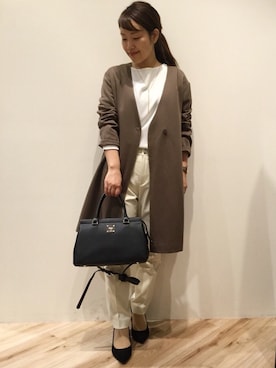 「FIORELLI（フィオレッリ）のアイテム（バッグ）」を使った、まつお(⍢)さん（レディース・158cm）の秋コーディネート