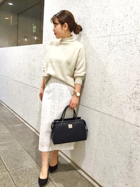 「FIORELLI（フィオレッリ）のアイテム（バッグ）」を使った、まつお(⍢)さん（レディース・158cm）の秋コーディネート