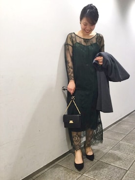 まつお(⍢)さん（レディース・158cm）の冬コーディネート