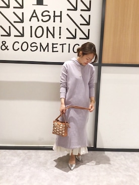 「C'ast vague（セベージュ）のアイテム」を使った、まつお(⍢)さん（レディース・158cm）の冬コーディネート