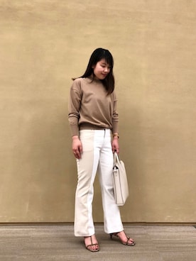 「ヤーキ」｜まつお(⍢)さん（レディース・158cm）の春コーディネート