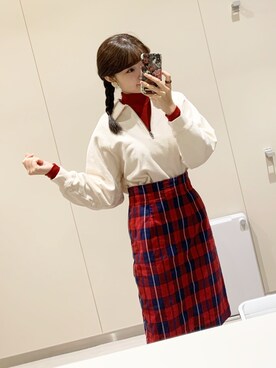 「UNIQLO（ユニクロ）のアイテム（スウェット）」を使った、ざわわんさん（レディース・162cm）の秋コーディネート