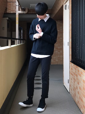 こう。さん（メンズ・174cm）の冬コーディネート