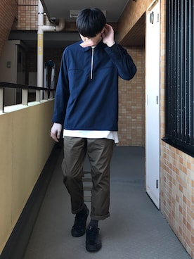 こう。さん（メンズ・174cm）の春コーディネート