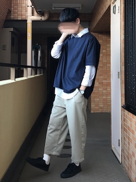 こう。さん（メンズ・174cm）の春コーディネート