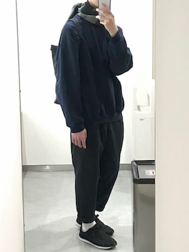 「MKT（エムケーティー）のアイテム（トップス）」を使った、こう。さん（メンズ・174cm・20代）の冬コーディネート