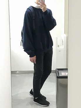 「MKT（エムケーティー）のアイテム（トップス）」を使った、こう。さん（メンズ・174cm・20代）の冬コーディネート