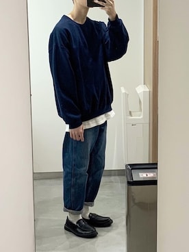 「MKT（エムケーティー）のアイテム（トップス）」を使った、こう。さん（メンズ・174cm・20代）の秋コーディネート