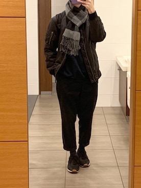 「MKT（エムケーティー）のアイテム（トップス）」を使った、こう。さん（メンズ・174cm・20代）の冬コーディネート