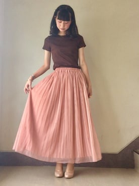 「アイテム（ピアス（両耳用））」を使った、よっこいさん（レディース・160cm・20代）の夏コーディネート