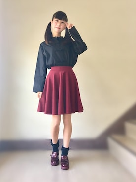 「アイテム（ピアス（両耳用））」を使った、よっこいさん（レディース・160cm・20代）の秋コーディネート