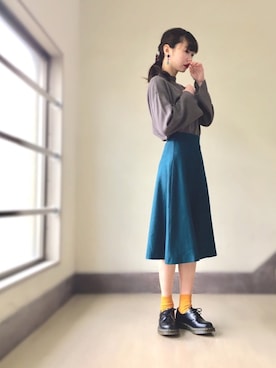 「アイテム（ピアス（両耳用））」を使った、よっこいさん（レディース・160cm・20代）の冬コーディネート