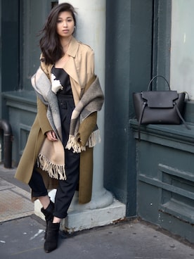 「tibi（ティビ）のアイテム（トップス）」を使った、VANNYさん（レディース・165cm）の冬コーディネート