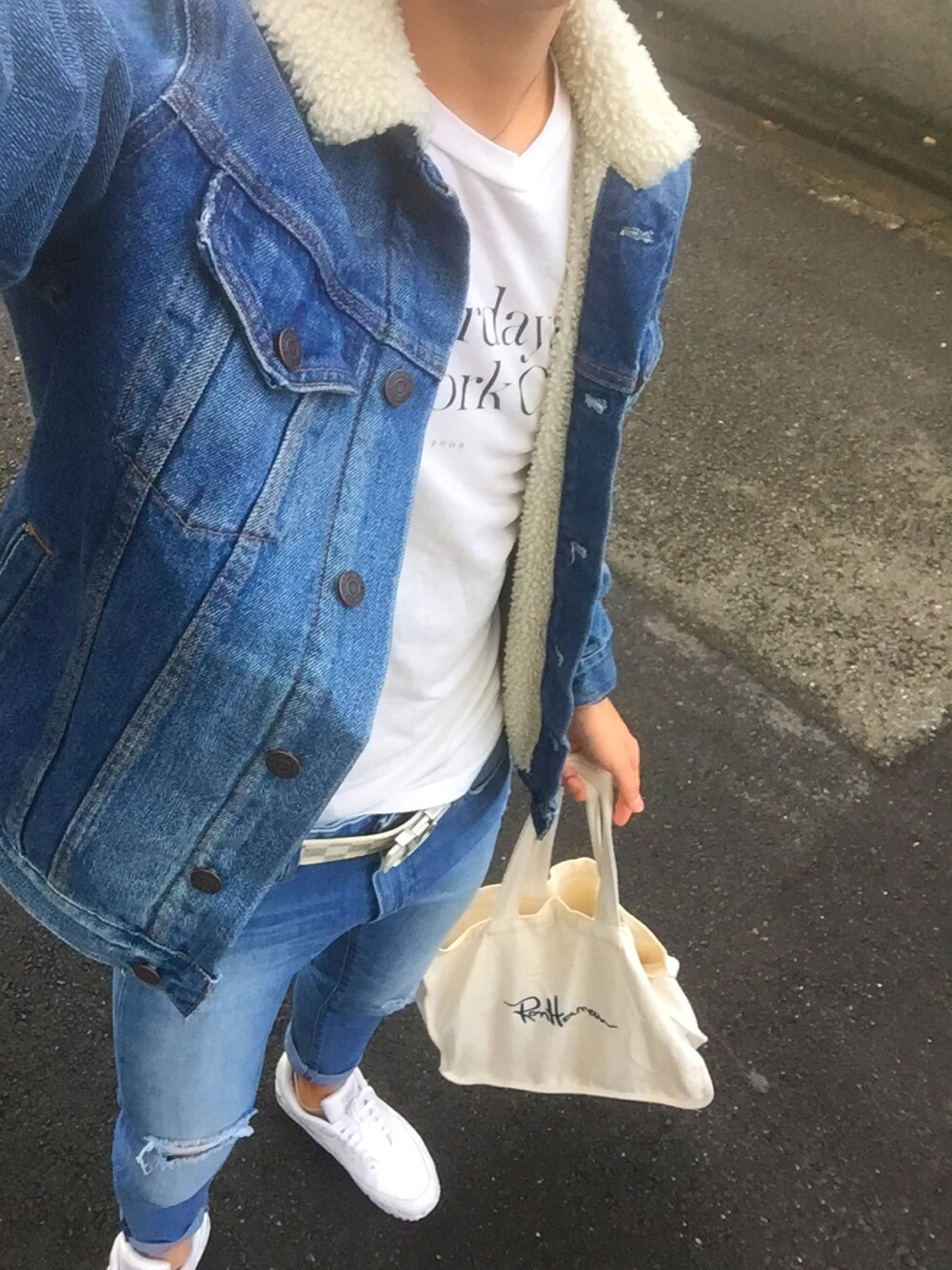 Gap シェルパライニング アイコンデニムジャケットを使った人気 