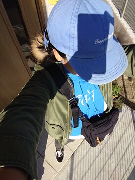 「UNITED ARROWS（ユナイテッドアローズ）のアイテム（モッズコート）」を使った、munkunonamekujiさん（レディース・162cm）の秋コーディネート