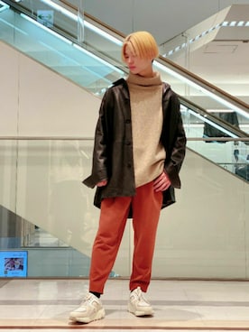 「Lui's（ルイス）のアイテム（その他アウター）」を使った、lo0kyo0olさん（メンズ・170cm）の秋コーディネート